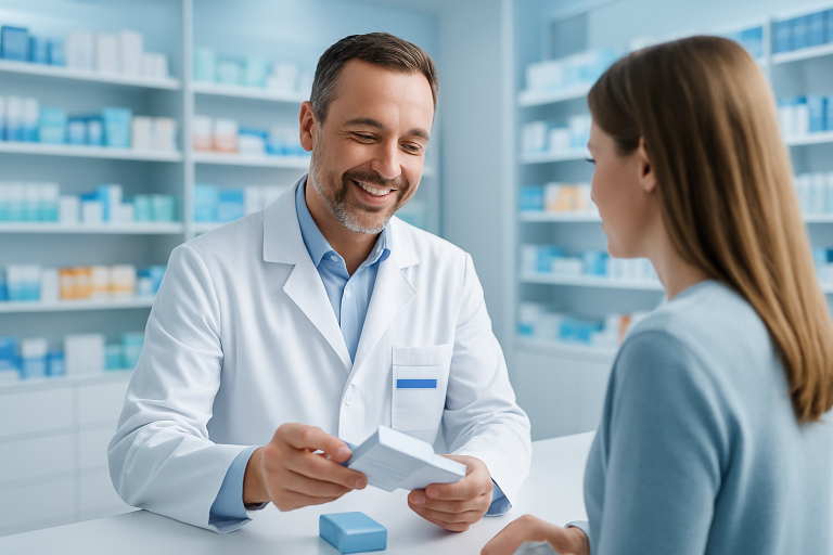 Professional pharmacist consultation at City Care Pharma UK